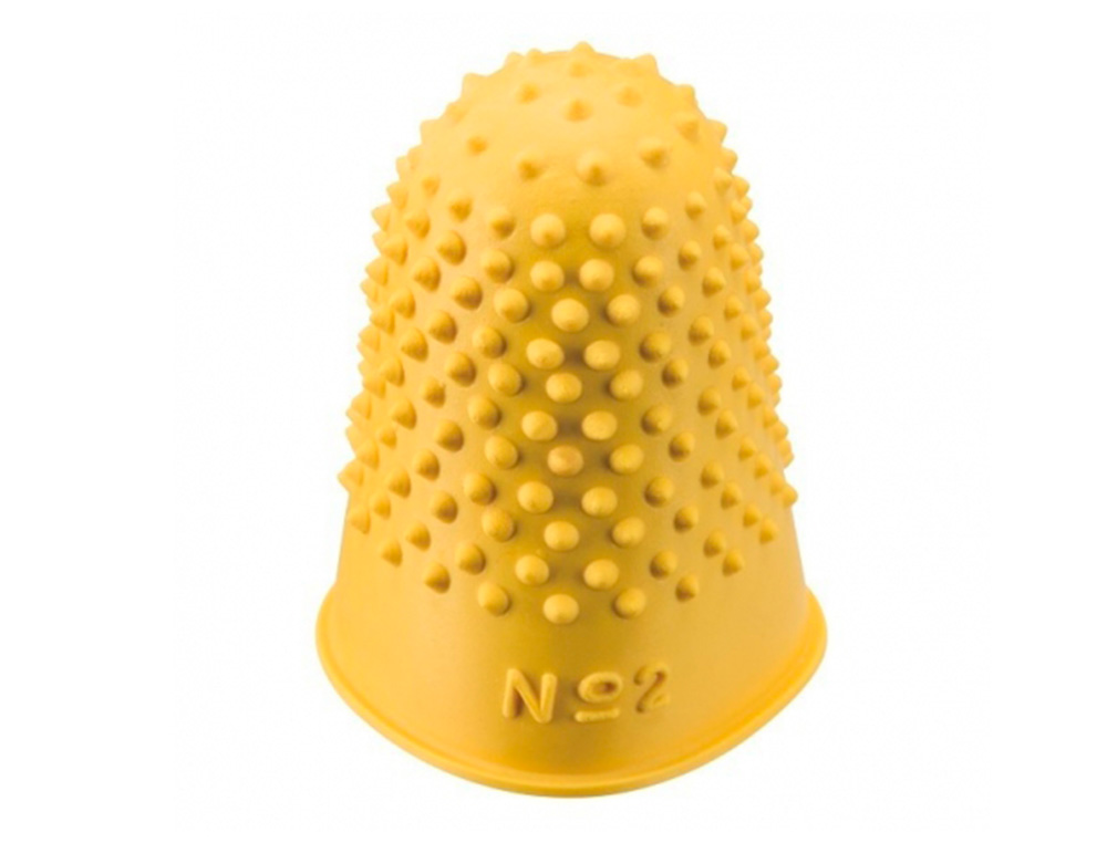 DEDILES Q-CONNECT GOMA N2 22-24 MM DIAMETRO CAJA DE 12 UNIDADES COLOR AMARILLO